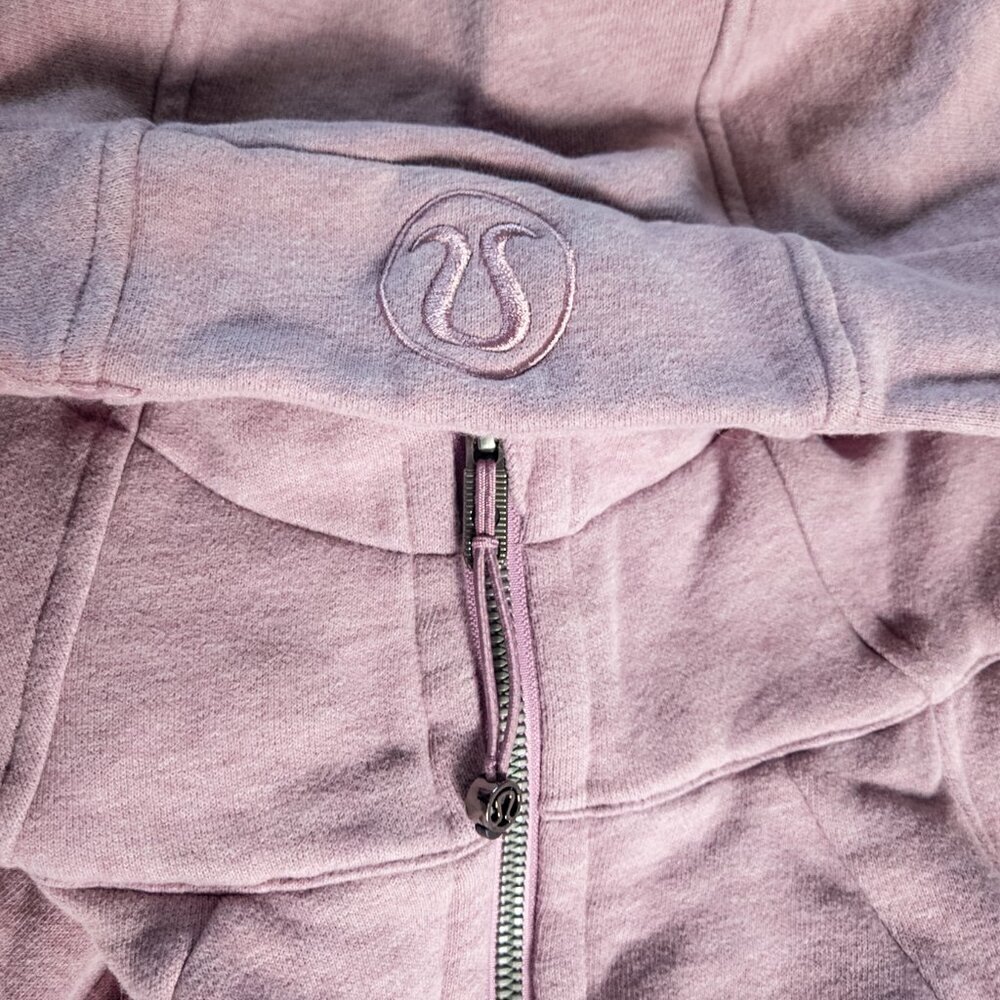 Lululemon Scuba Full-Zip Hoodie - 6 Heathered Velvet Dust - Picture 5 of 8